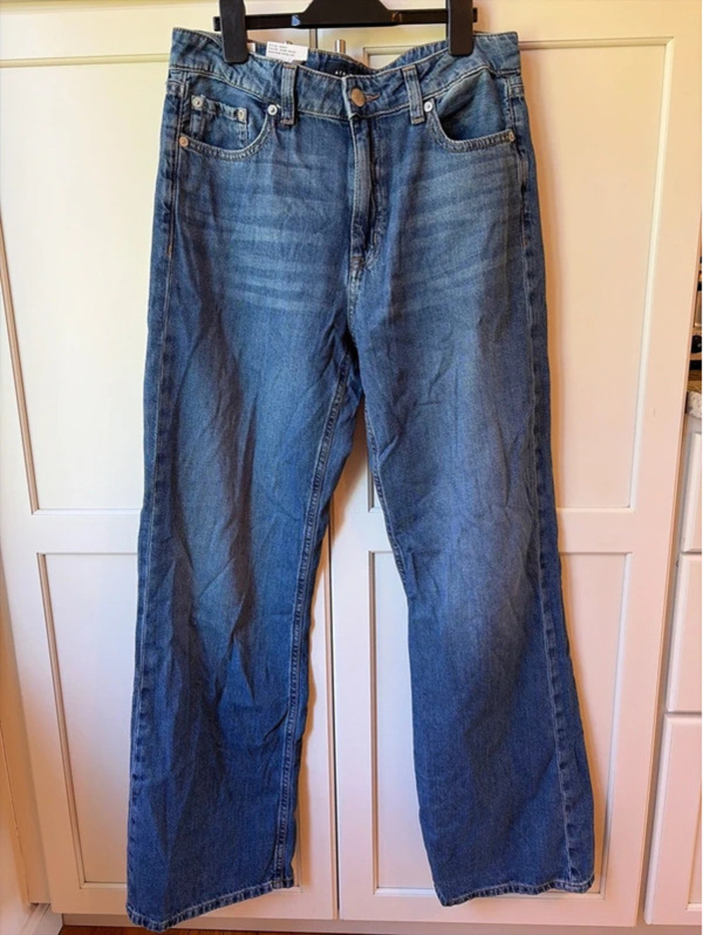 NWT Aeropostale High Rise Wide Leg Jeans Women’s 8 Dark Wash 32” Inseam